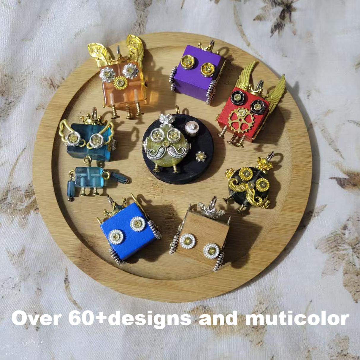 Handmade Robot Charms Mystery Bag
