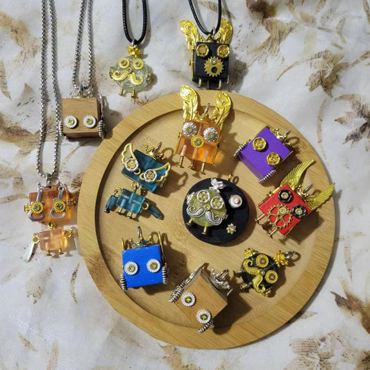 Handmade Robot Charms Mystery Bag